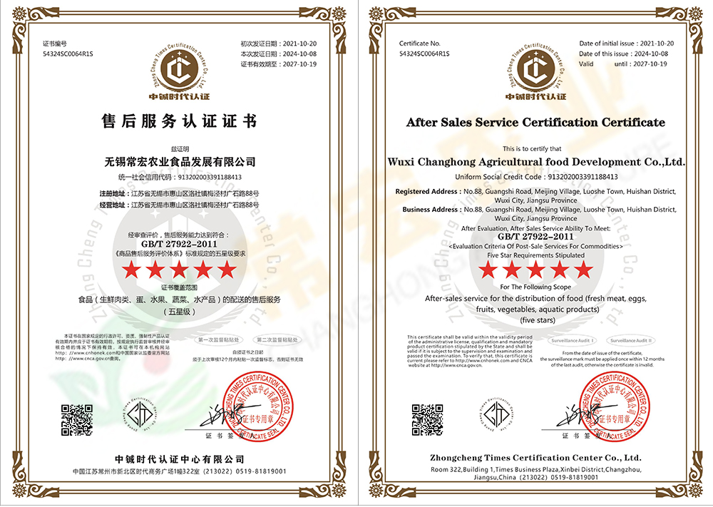 商品售后服务认证体系